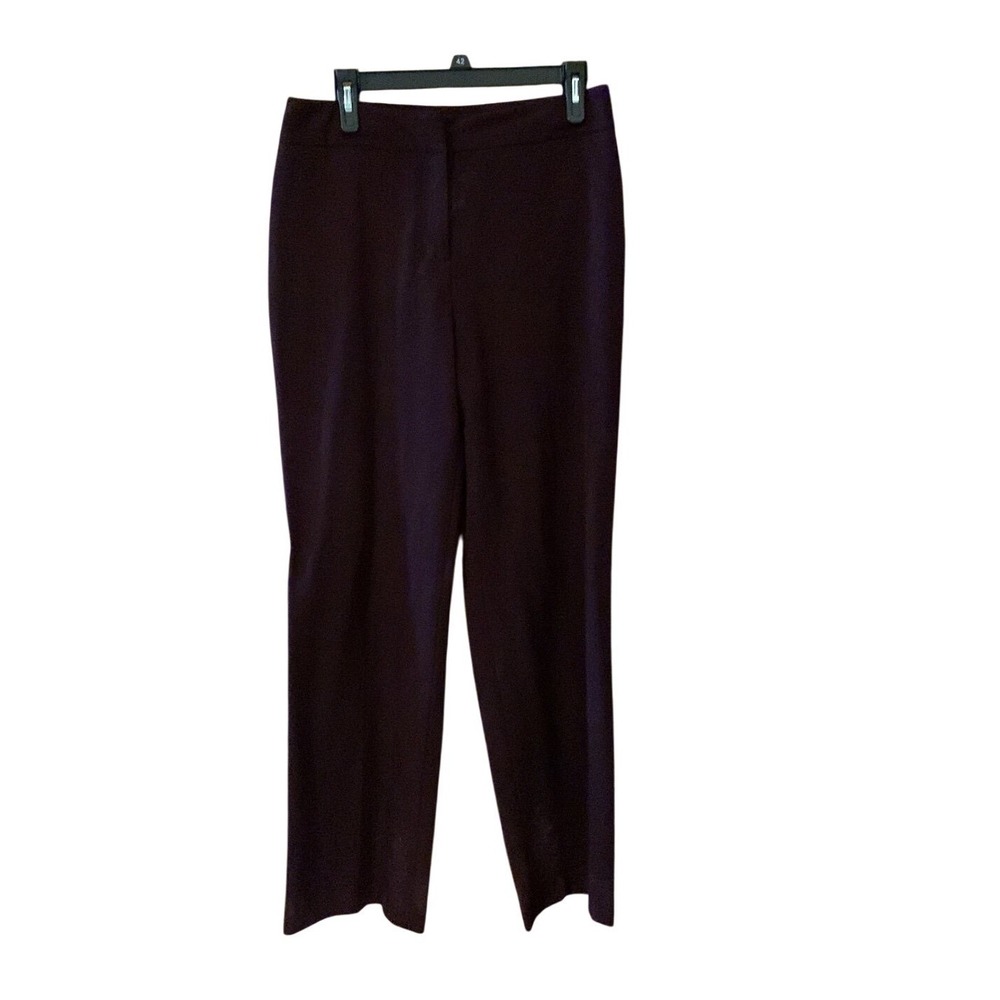 Worthington Stretch Women's Trouser‎ Pants Size 10 Plum Career Office